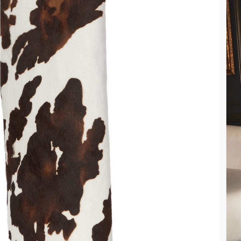 INC International Concepts Brown and White Heeled Boots - Picture 2 of 3